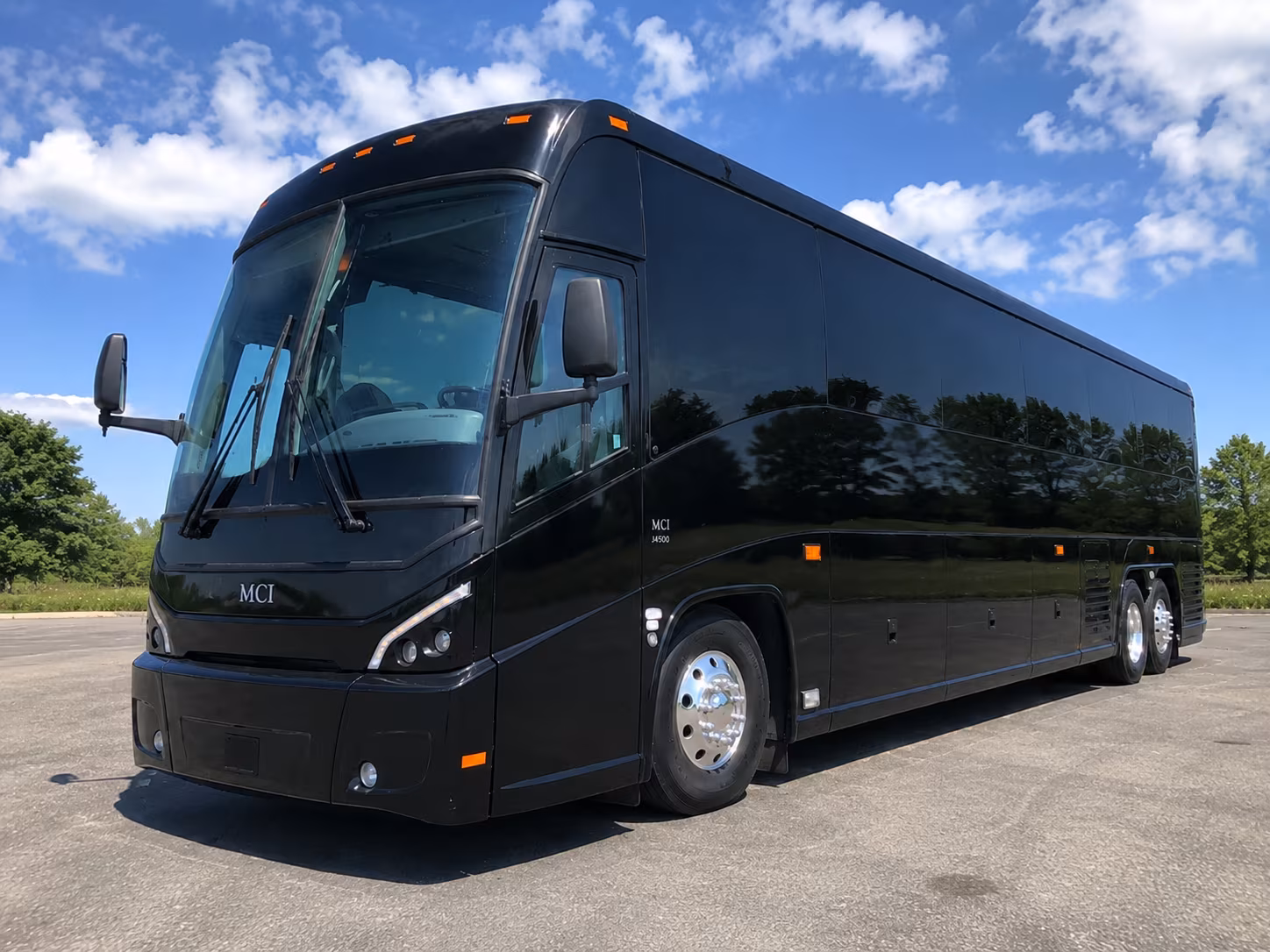 white black and silver buses available to match your whittier wedding colors