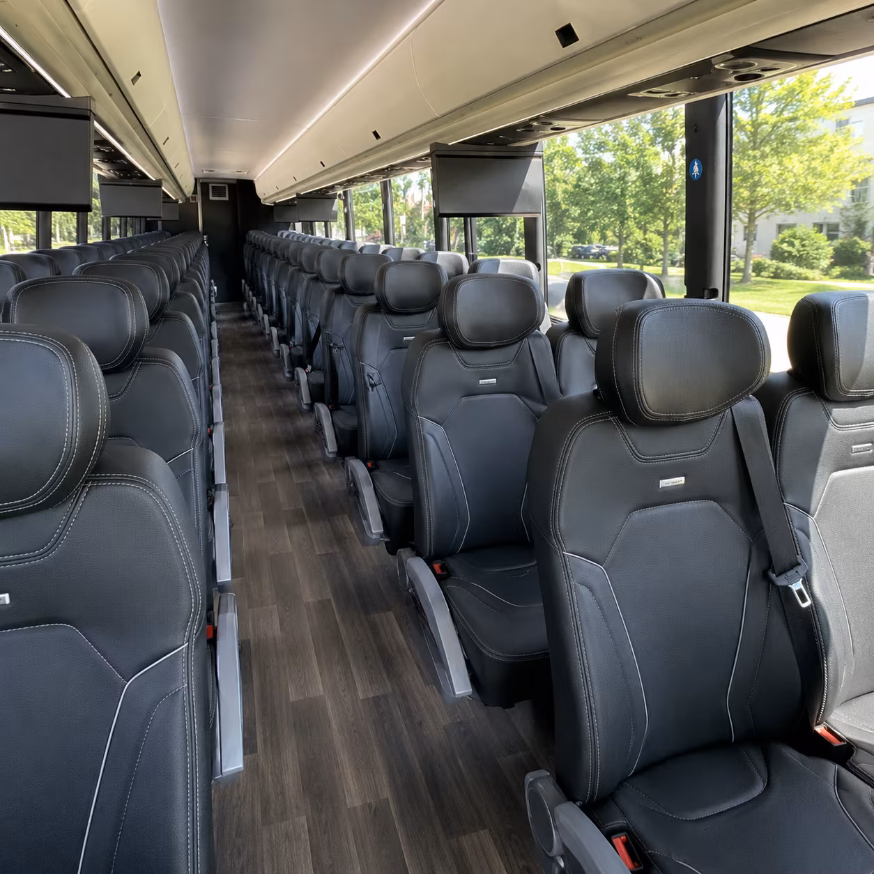 whittier charter bus inside