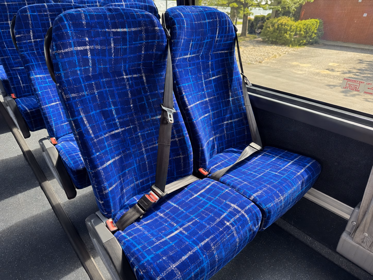 whittier charter bus services interior